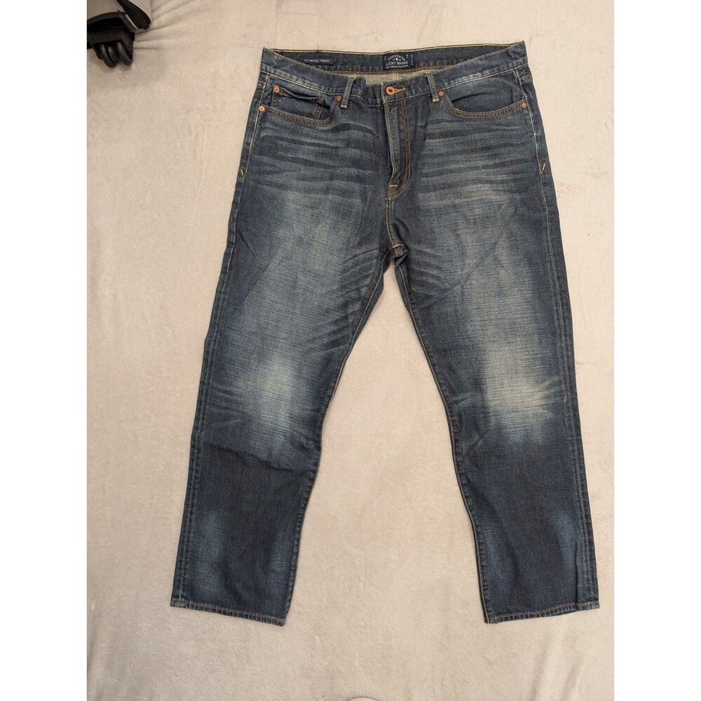 Lucky Brand 363 Men’s Vintage Straight Fit Blue Jeans 38x30